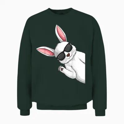 Hasen Kaninchen Hase Kinder Junge Mädchen Unisex Sweatshirt - Forest