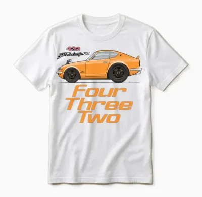 Four Orange Unisex T-Shirt - White