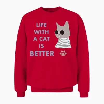 Funny Pictures Unisex Sweatshirt - Red