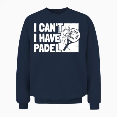 Padel No Puedo Tengo Padel Unisex Sweatshirt - Navy