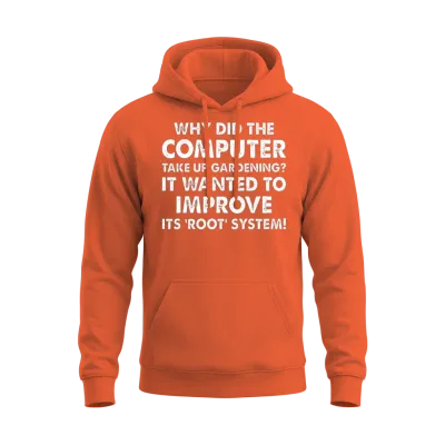 Funny Artificial Intelligence Ai Artificial Intell Unisex Hoodie - Orange