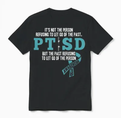 Ptsd Unisex T-Shirt - Black