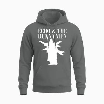 Echo and the Bunny Men Unisex Hoodie - Graphite Heather
