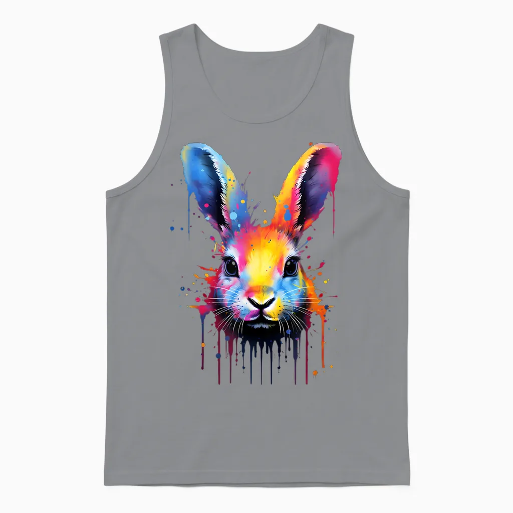 Kaninchen, Hasenohren, Osterhasen Kostüm, Osterdeko, Ostern Unisex Tank Top in Sport Grey