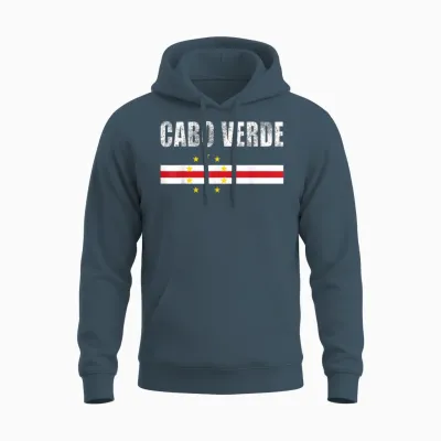 Cape Verde Flag, Cape Verdean, Proud Cabo Verde Unisex Hoodie - Dark Heather