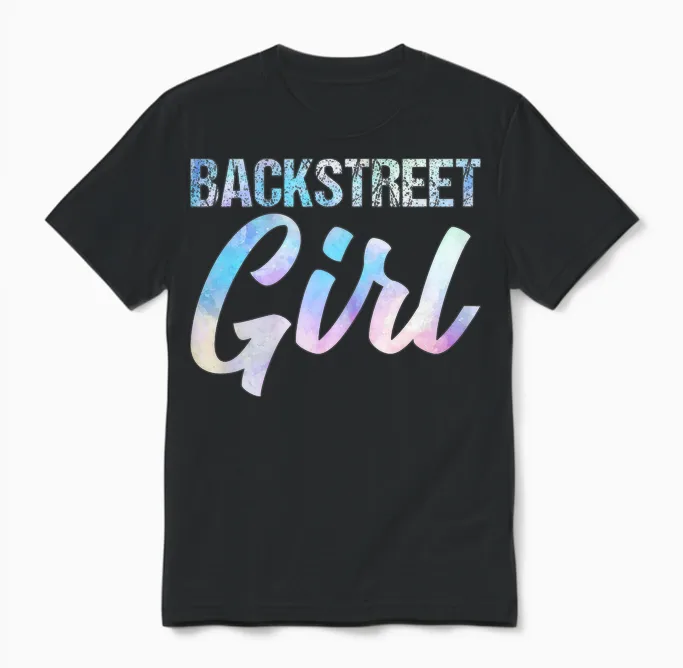 Women's Girls from the Backstreet T-Shirt, Black, S Unisex T-Shirt in Black