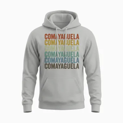 Comayaguela Honduras Retro Vintage Unisex Hoodie - Ash
