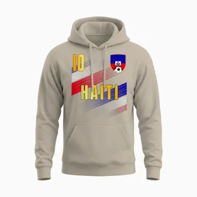 Haiti Flag Haitian Pride Lovers Unisex Hoodie - Sand