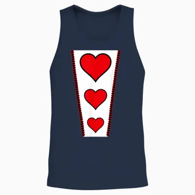 Costume D'halloween Reine De Cœur D'alice Au Pays Des Merveilles Unisex Tank Top - Navy