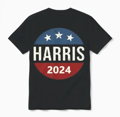 Kamala Harris 2024 Unisex T-Shirt - Black