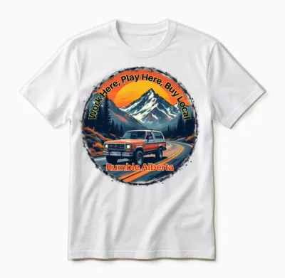 Vintage Bronco - Classic Alberta Unisex T-Shirt - White