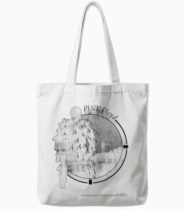 Pink Floyd Pink Floyd Silhouette De Tonnerre Délicate Tote Bags in White