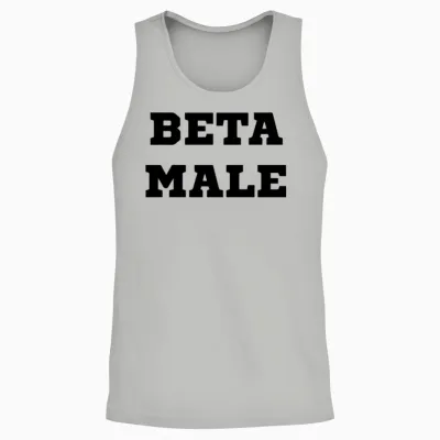Beta Male Unisex Tank Top - Ash