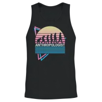 Anthropologist Anthropology Retro Unisex Tank Top - Black – 2