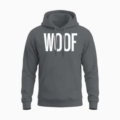 Chemise « That Says Woof » - Un Design Qui Dit Woof Unisex Hoodie - Charcoal