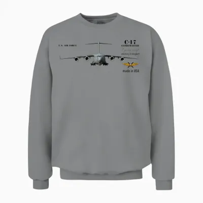 C-17 Globemaster Unisex Sweatshirt - Sport Grey