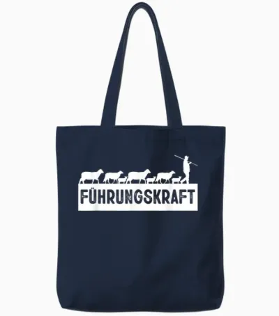 T-Shirt with Funny Sheep Farm Animal Shepherd Tote Bags - Navy