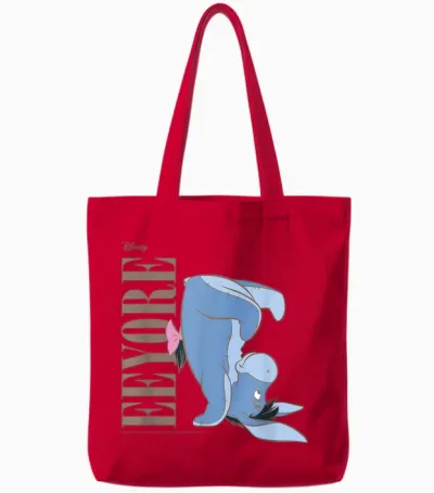 Winnie the Pooh - Eeyore Upside Down Tote Bags - Red