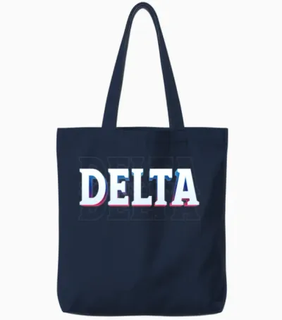 Retro - Delta Tote Bags - Navy