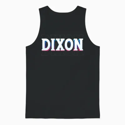 Retro - Dixon Unisex Tank Top - Black