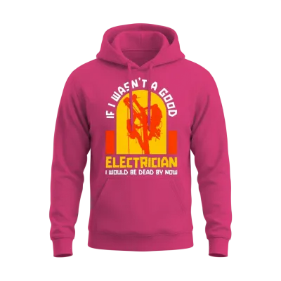 Electrician Construction Electrician Unisex Hoodie - Heliconia