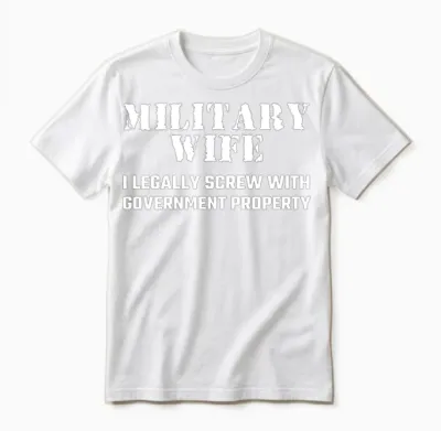 Military Wife - Military Wife Unisex T-Shirt - White