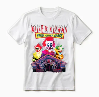 Killer Klowns from Outer Space Crazy House Unisex T-Shirt - White