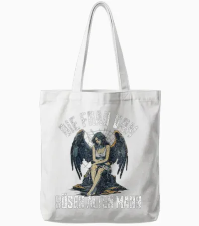 Die Frau Vom Bösen Alten Mann Tote Bags - White