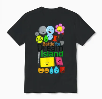 Hilarious Bfdi Graphics for Kids Battle for Dream Boys Gifts Unisex T-Shirt - Black