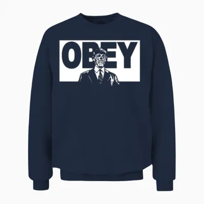 Obey Unisex Sweatshirt - Navy