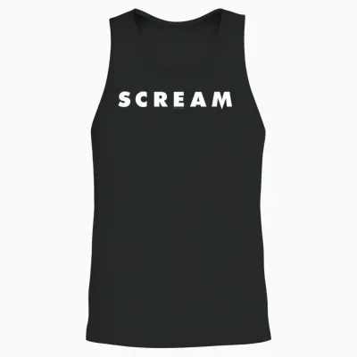 Scream - Logo Unisex Tank Top - Black