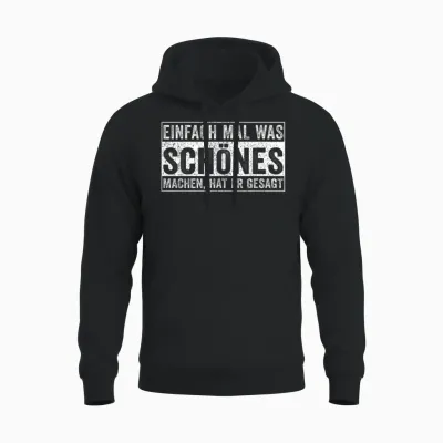 Hat Er Gesagt Unisex Hoodie - Black