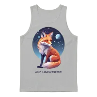 Space Animal Designs for Gifts Unisex Tank Top - Ash – 1