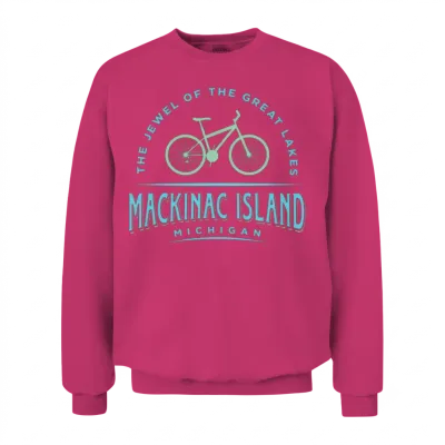 Mackinac Island Unisex Sweatshirt - Heliconia