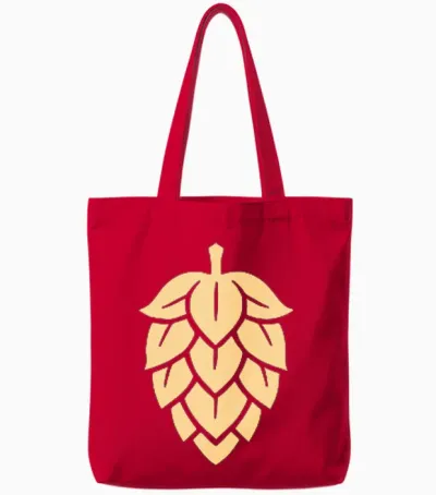 Lecker Bierchen Club Tote Bags - Red