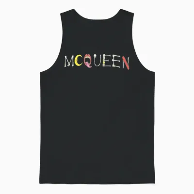 Alexander Mcqueen Logo Unisex Tank Top - Black