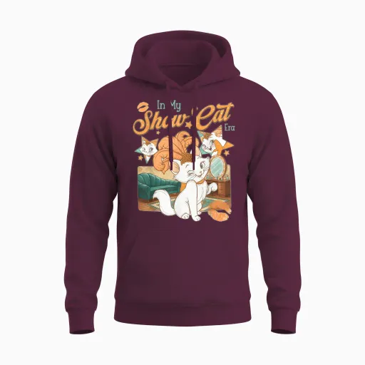 The Life of a Show Girl for Men Women Unisex Hoodie in Maroon