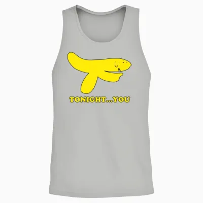 Hand Banana Unisex Tank Top - Ash