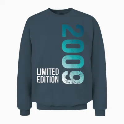 17 Geburtstag Junge Jungen Dekoration 2009 17er Geburtstag Unisex Sweatshirt - Dark Heather