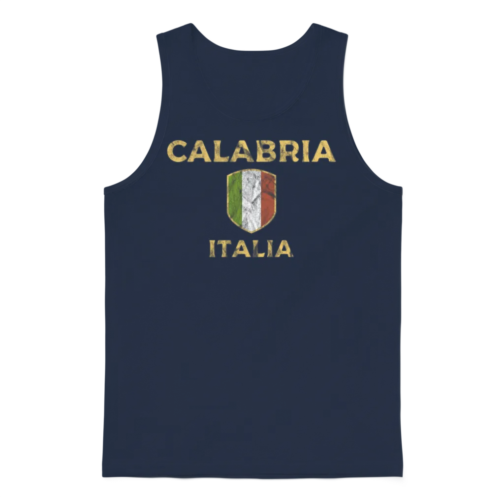 Calabria Italia Calabria Italy Unisex Tank Top - Navy