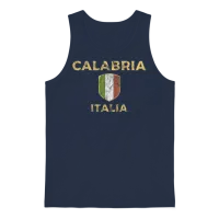 Calabria Italia Calabria Italy Unisex Tank Top - Navy – 1