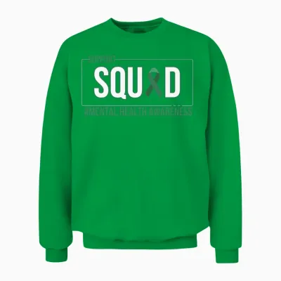 Mental Health Awareness Mental Health Awareness Unisex Sweatshirt - Irish Green