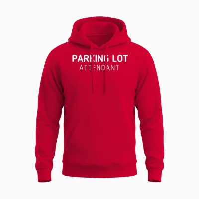 Parking Lot Attendant Unisex Hoodie - Red