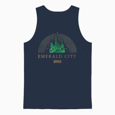Wicked Emerald City Unisex Tank Top - Navy