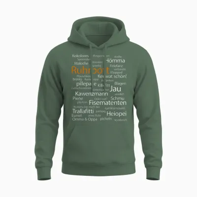 Ruhrpott Language Dortmund Bochum Hömma Ruhr German Unisex Hoodie - Military Green