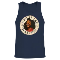 The Last Dragon Sho Nuff Who Is the Master Unisex Tank Top - Navy – 2