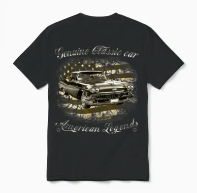 50-Ties Deville Cadillac Unisex T-Shirt - Black