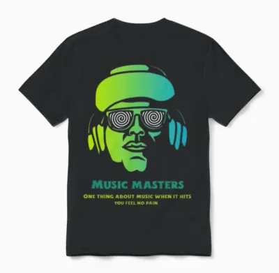 Music Masters - Festival Unisex T-Shirt - Black