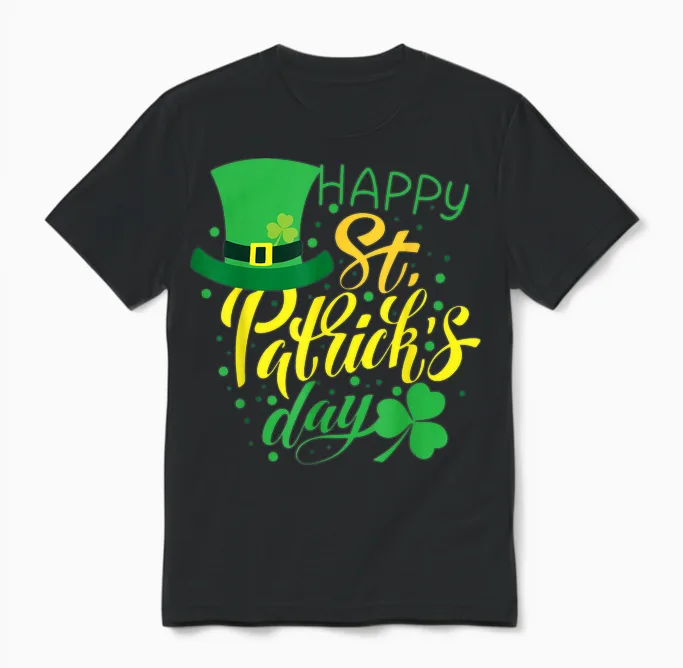 Leprechaun Choice: Happy St. Patrick's Day Paddy's Gear T-Shirt, Black, S Unisex T-Shirt in Black
