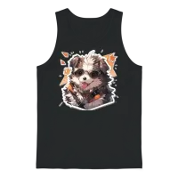 Dogs Pet Dog Owner Dog Lover Animal Unisex Tank Top - Black – 1